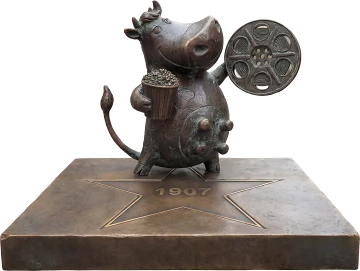 Projekt figurki: Krówka Filmowa