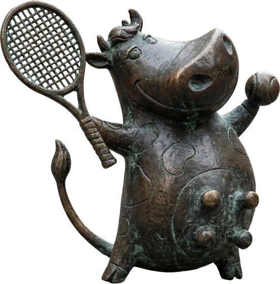 Projekt figurki: Krówka Tenisowa