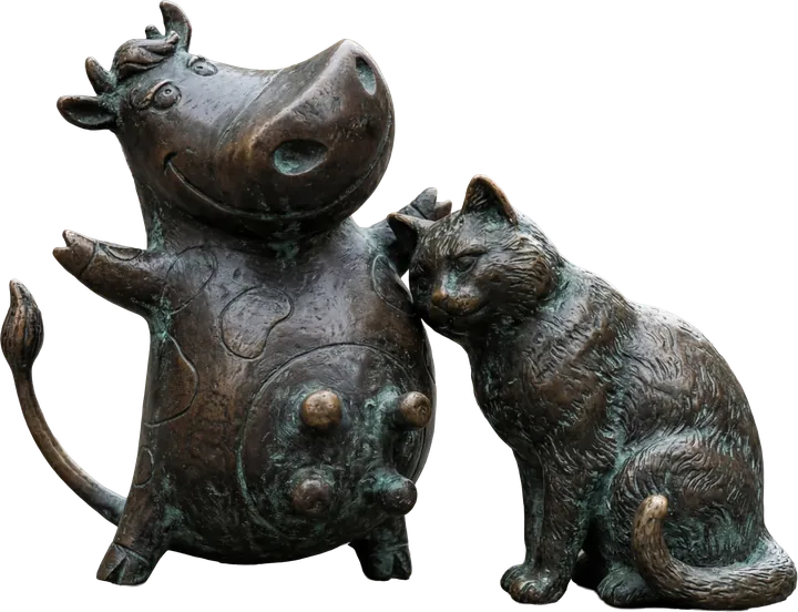 Projekt figurki: Krówka z kotem Gackiem